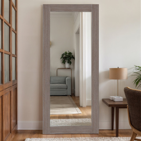 Зеркало напольное Tobi Sho Forli ростовое в раме с ножкой, без подсветки, 1600х600х32 мм Трюфель