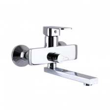 Смеситель для ванны Globus Lux Milano GLM-0102N двухрычажный, хром