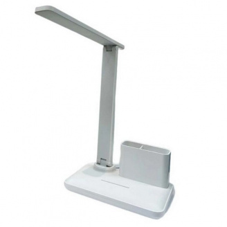 Настольная лампа аккумуляторная CNV Portable Desk Lamp BL-3301 9068 с органайзером White