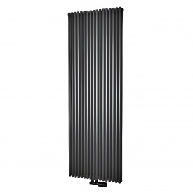 Дизайнерский вертикальный радиатор ISAN Melody Aruba Double 1800x300 черный