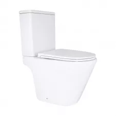 Унитаз напольный Qtap Dove 605×370 безободковый, белый (QT06228380BW)