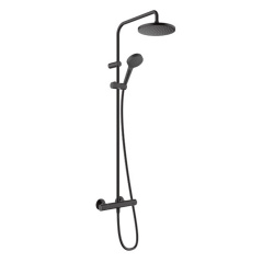 Душевая стойка Hansgrohe Vernis Blend Showerpipe 200 1jet с термостатом латунь, черный матовый (26276670) Київ