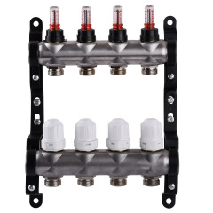 Коллектор теплого пола ECO Technology 3/4"х25 НН-ый с измерителем расхода (000027046) Черкассы