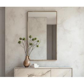 Дзеркало в рамі Tobi Sho Melanie Gold без підсвічування універсальне, 900х700х20 мм