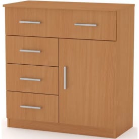 Комод Компаніт Комод-1-3-1 дсп дуб-сонома