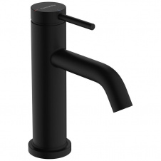 Фото - Смеситель для умывальника Hansgrohe Tecturis S 80 однорычажный, черный матовый (73301670) Смеситель для умывальника Hansgrohe Tecturis S 80 однорычажный, черный матовый (73301670)