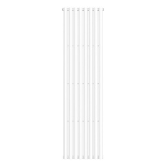 Дизайнерский вертикальный радиатор Navin Ellipse 1800x480 белый (02-145032-4818) Чорноморськ