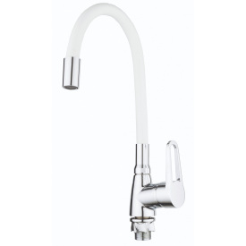 Смеситель для кухни Mixxus Elba 014 White без подводки (MI6310)