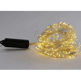 Гирлянда-пучок электрическая Led Конский хвост 300 светодиодов 10 нитей 3 м по 30 диодов статический режим Теплый белый