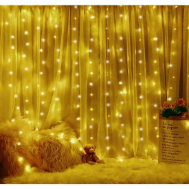 Светодиодная водонепроницаемая гирлянда-занавес Штора Sunnest 3*3м 300LED USB c Пультом (SUN-300L)