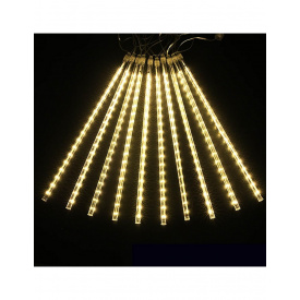 Светодиодная гирлянда Led "Тающие сосульки Метеоритный дождь" на 240 диодов 3.6 м Белый теплый