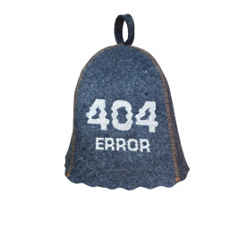 Банная шапка Luxyart 404 error One Size серый LA-482