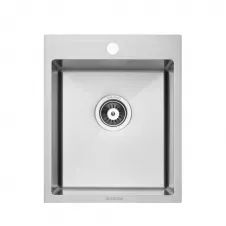 Кухонная мойка врезная GRANADO Pravia S304 410х500 прямоугольная, сталь (GS01304)