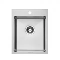 Кухонная мойка врезная GRANADO Pravia S304 410х500 прямоугольная, сталь (GS01304) Белая Церковь