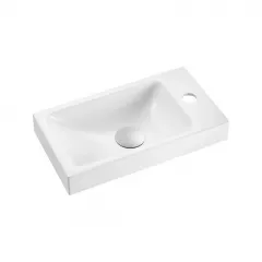 Умывальник врезной GRANADO Foz 217×395 прямоугольный, белый глянцевый (gbs0805g) Вінниця