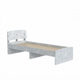 Ліжко односпальне Модерн 80 Компанит 213,2х85,2х80 см Бетон