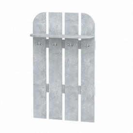 Вішалка настінна 5 Компанит 100х17,6х60,2 см Бетон