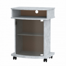 Тумба під телевізор Компанит Карат 2 60х43,9х79,5 см Бетон