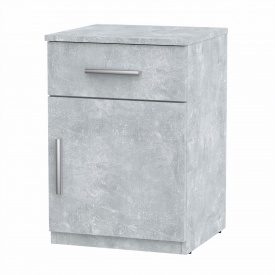 Тумба прикроватная Компанит ПКТ 3 42х38х60 см Бетон