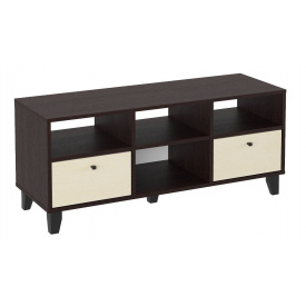 Тумба під телевізор Компанит Беліз 117х40х50 см Венге