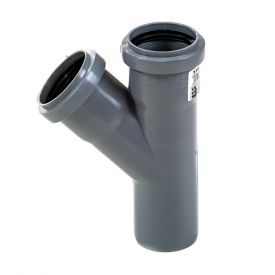 Трійник каналізаційний ПП Profil 50/50/45°