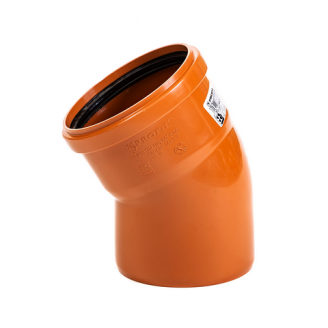 Коліно каналізаційне зовнішнє Profil 110/30° SN8