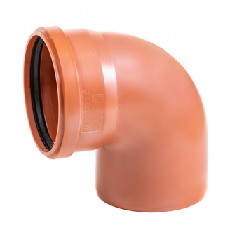Коліно каналізаційне зовнішнє Profil 160/87° SN8