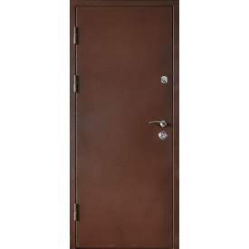 Двери входные металлические для улицы метал/метал медный антик 3 петли 860х960х2050 мм