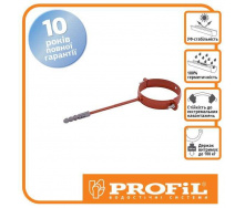 Кронштейн трубы Profil металл. L160 90 кирпичный