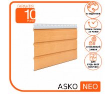 Софит панель ASKO NEO яблоня без перфорации 3.5м, 1.07м2