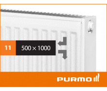 Стальной панельный радиатор PURMO Compact 11 500x 1000
