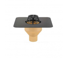 Кровельная воронка из полиуретана SitaStandard с ПВХ-фартуком (диаметр 160 мм)