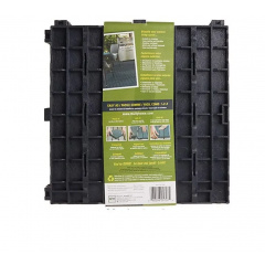 Декоративное покрытие Multy Home Cosmopolitan, рифленое, 30х30см,серый, уп.6 шт. Луцьк