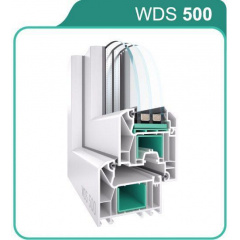 Металлопластиковое окно WDS 500 Ужгород