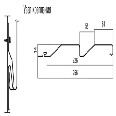 Сайдинг Корабельная доска 0,47 Арт.203041 Косов