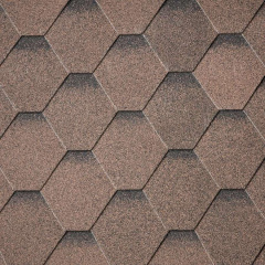 Битумная черепица IKO (Айко) Superglass Hex (27) Dual Brown ultra Южноукраїнськ