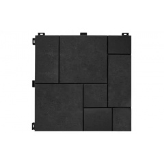 Декоративное покрытие Multy Home Mosaic, рифленое, 30х30см, серый, уп.6 шт. Володарск-Волынский