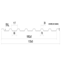 Профнастил C18 0,4 RAL 9005 Арт.200148 Володимир-Волинський