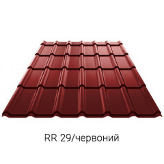 Металлочерепица Ruukki 20 Decorrey Grand (Руукки Декоррей) 0.45 мм RAFMATT (матт) Березнеговатое