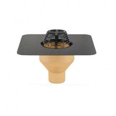 Кровельная воронка из полиуретана SitaStandard с ПВХ-фартуком (диаметр 160 мм) Умань