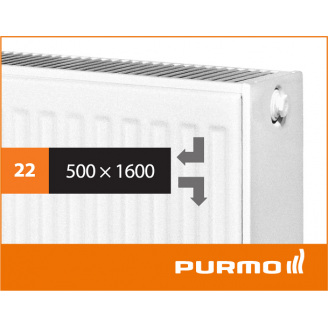 Стальной панельный радиатор PURMO Compact 22 500x 1600