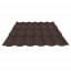 Металлочерепица ГРАДО 0,5 RAL 3005m Арт.201259-3005 201259, Термастил, ArcelorMittal, 30 м.кв. (при заказе 201259-8017, 1198 Гуляйполе
