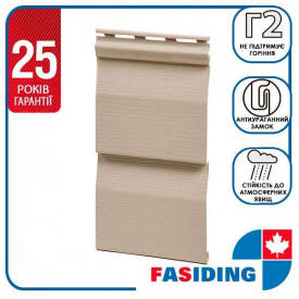 Cайдинг виниловый FaSiding "Греческий орех" Т-01. 3.85 м