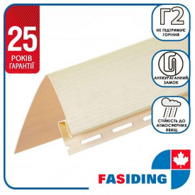 Планка FaSiding "белеоконная" "Пшеница" Т-17. 3.05м