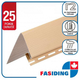 Планка FaSiding "белеоконная" "Арахис" Т-17. 3.05м