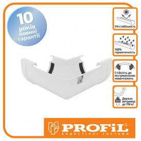 Угол Profil внутренний 90 белый W 90°