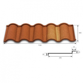 Композитная черепица MetroRomana