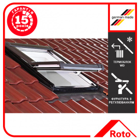 Окно мансардное Designo WDF R45 K W AL 06/14