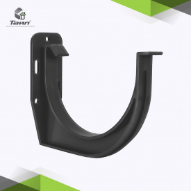 Водосточная пластиковая система River. Держатель желоба River. Водосток из ПВХ.