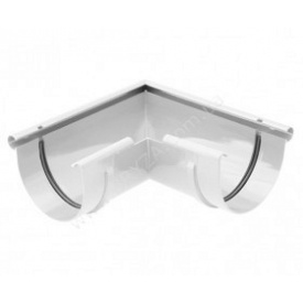 Угол внутренний 90 град., водосточной системы Бриза (Bryza) 125 мм белый